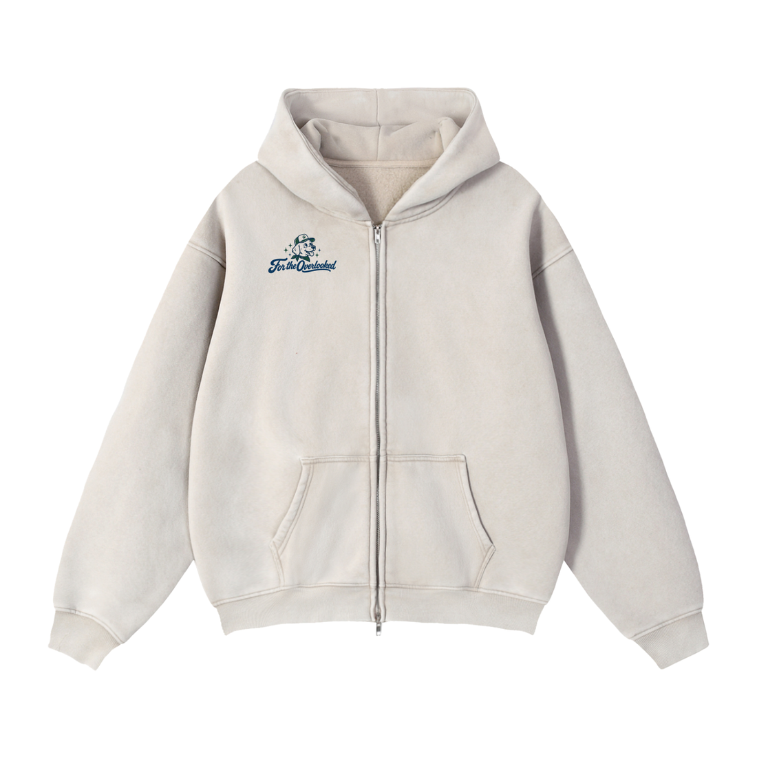 Overlooked Club Zip-Up Hoodie